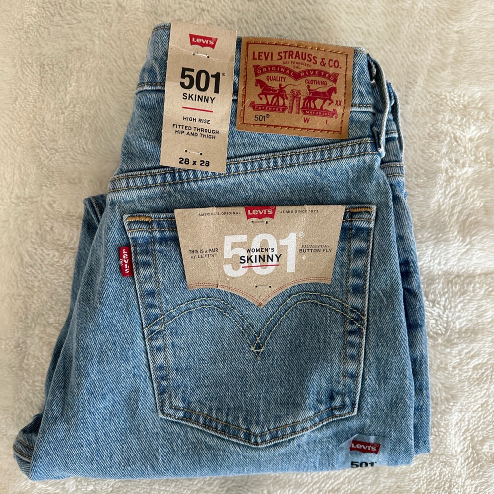 Levi's Blue Skinny Jeans